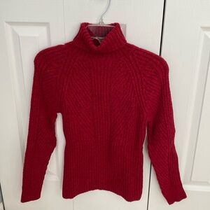 Cozy Red Turtleneck Sweater